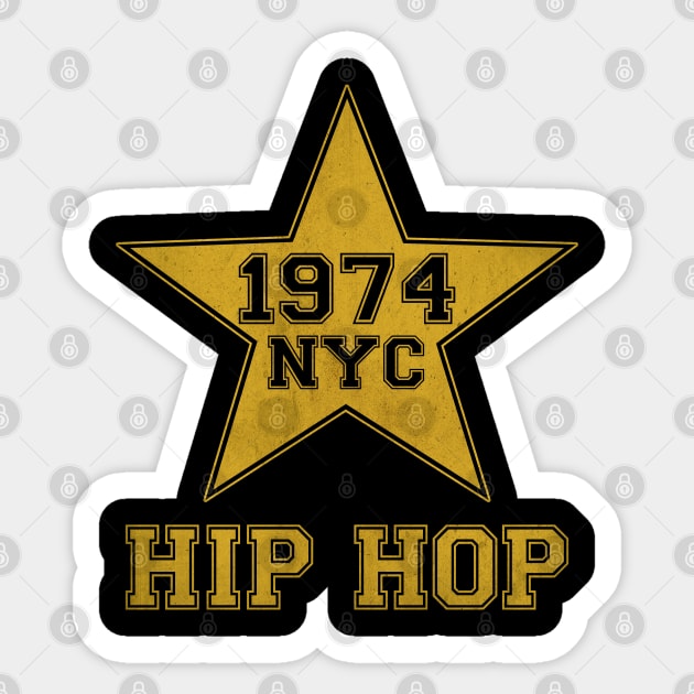 1974 Hip Hop Music Sticker by tepe4su